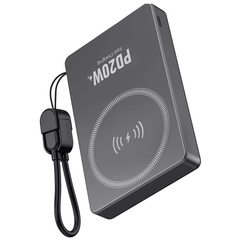 پاوربانک بی سیم 20 وات نوکسو مدل pn6 PD Wireless ظرفیت 10000 میلی‌آمپر ساعت