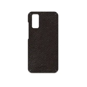 MAHOOT Dark-Brown-Leather Cover Sticker for Samsung Galaxy S20