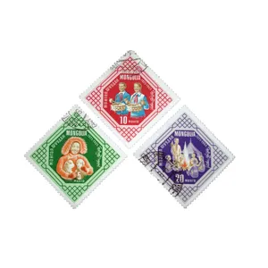 تمبر یادگاری مدل ملل کد DS2232 مجموعه 3 عددی