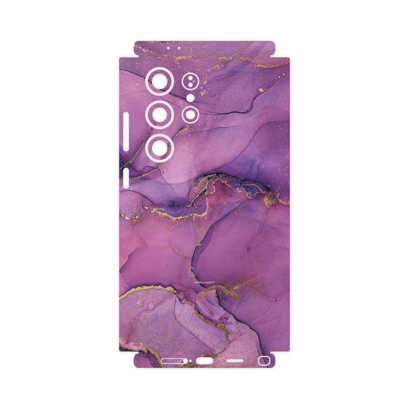 برچسب پوششی ماهوت مدل Purple Marble-FullSkin مناسب برای گوشی موبایل سامسونگ Galaxy S24 Ultra