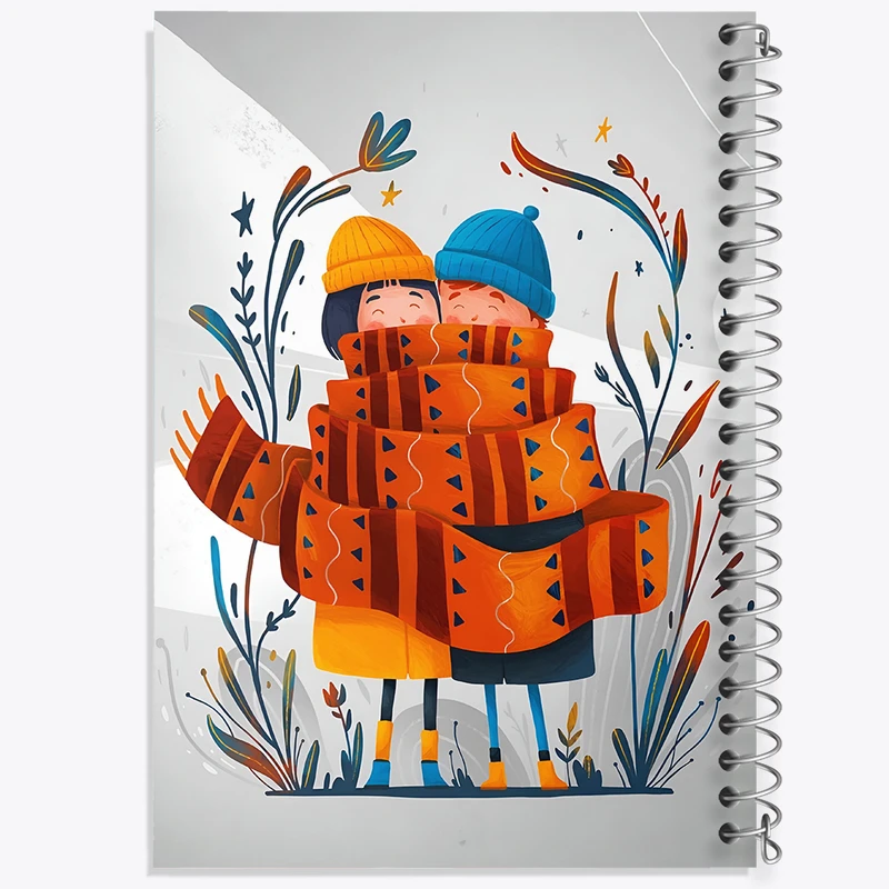 دفتر نقاشی 50 برگ خندالو طرح عاشقانه کد N5653