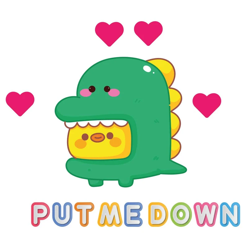 استیکر باروچین مدل دایناسور سرویس بهداشتی کد 7008 مجموعه 8 عددی