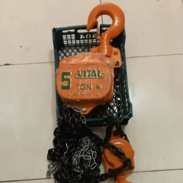 جرثقیل سقفی زنجیری ویتال مدل VL ظرفیت 5 تن