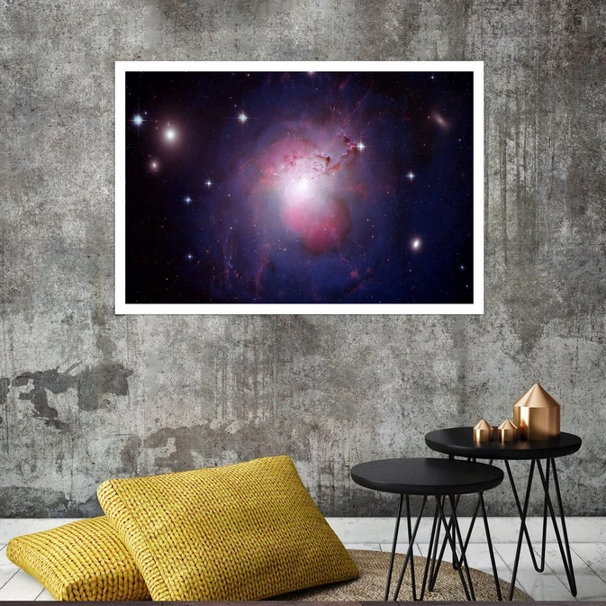 تابلو بکلیت طرح کهکشان و سیاره NGC 1275 مدل قاب شاسی W-s8293