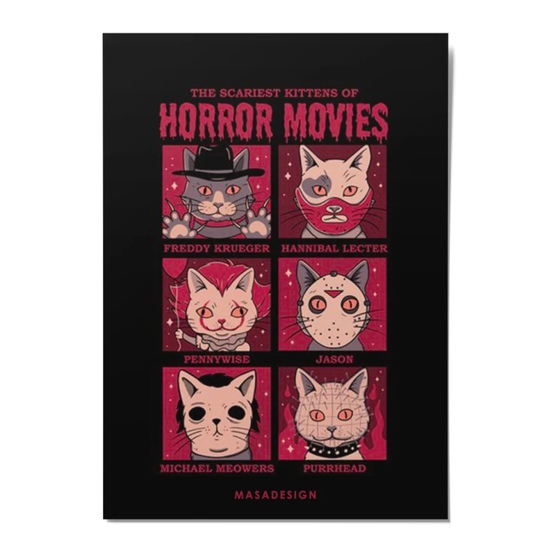 کارت پستال ماسا دیزاین طرح گربه مدل POSH011