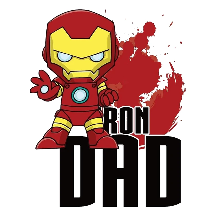 استیکر پارچه و لباس پاد آفرین مدل کارتونی کد S2011