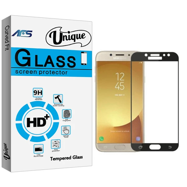 محافظ صفحه نمایش شیشه ای ای اف اس مدل Unique Glass مناسب برای گوشی موبایل سامسونگ Galaxy J5 Pro