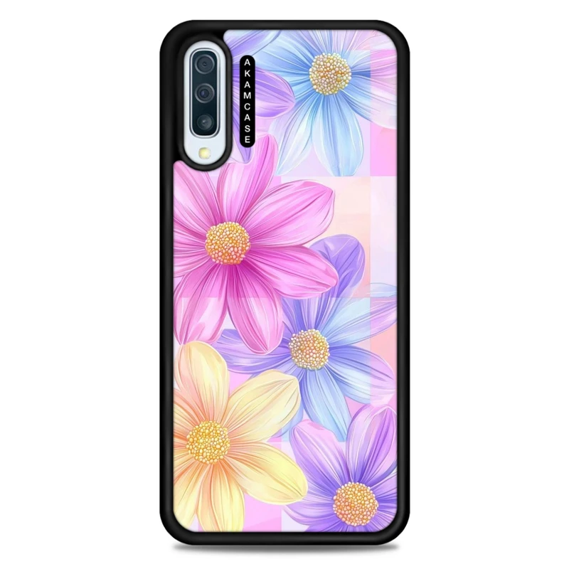 کاور آکام مدل AMC-WSGA50-FLOWERS-31 مناسب برای گوشی موبایل سامسونگ Galaxy A50