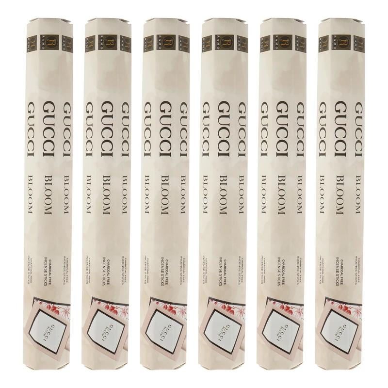 عود رامو مدل  ادکلنی گوچی Gucci رایحه چوب بسته 6 عددی