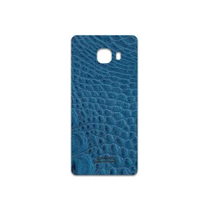 MAHOOT Blue-Crocodile-Leather Cover Sticker for Samsung Galaxy C5