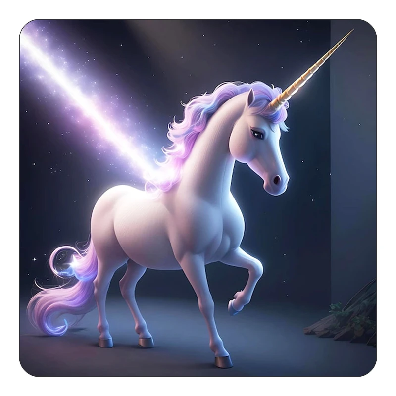 مگنت کاکتی طرح اسب تک شاخ و یونیکورن مدل mp32583