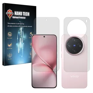 Nano tech Tough model transparent screen protector suitable for Vivo X200 Pro mini mobile phone along with the back protector