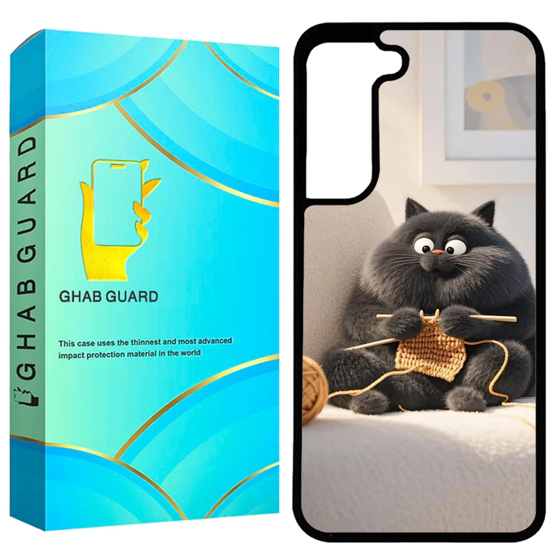 کاور قاب گارد طرح گربه مدل GCHPA21F مناسب برای گوشی موبایل سامسونگ Galaxy S21 FE 5G