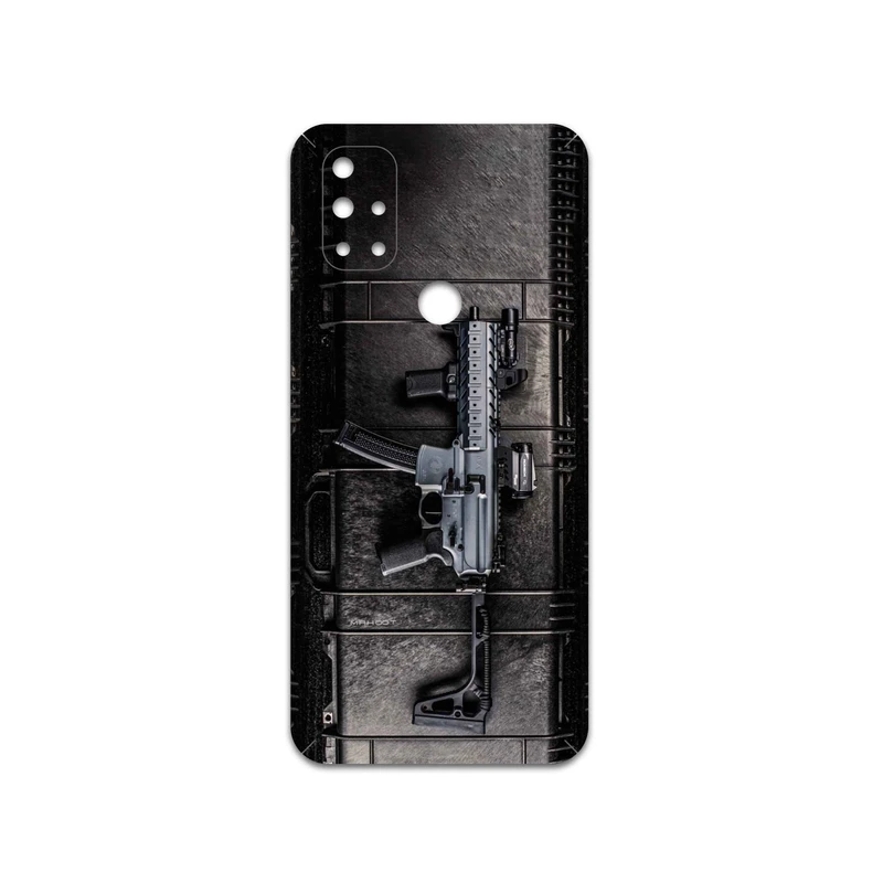 برچسب پوششی ماهوت مدل Gun مناسب برای گوشی موبایل وان پلاس Nord N10 5G