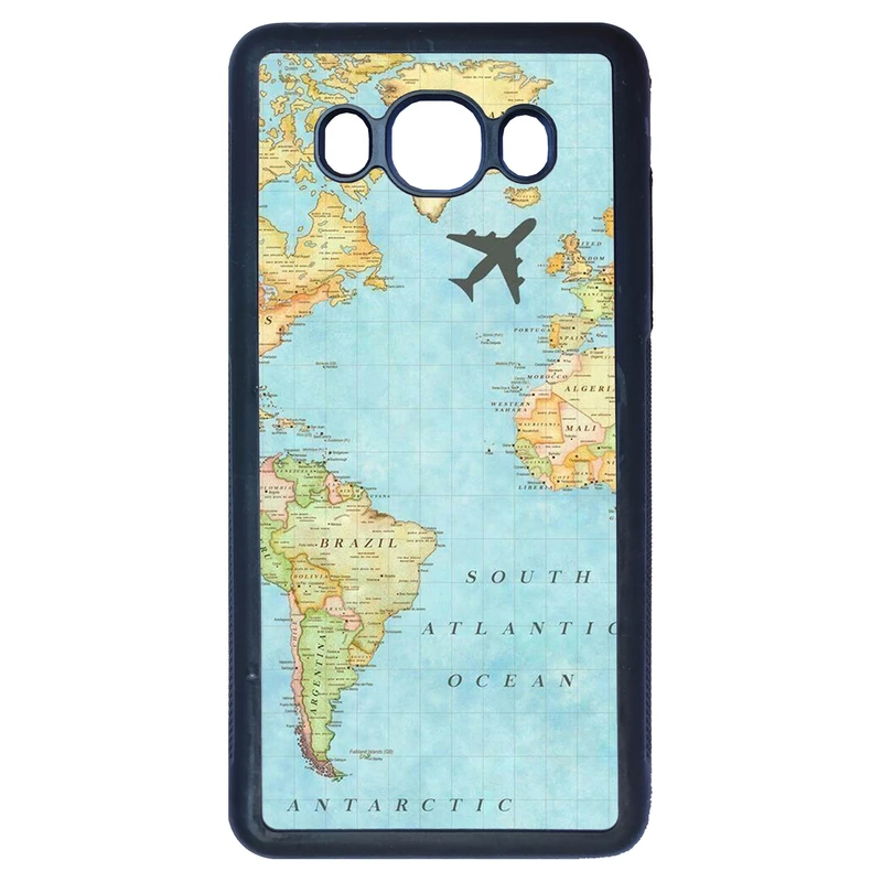 کاور قاب گارد گوشی طرح نقشه جهان کد TPU-057 مناسب برای گوشی موبایل سامسونگ Galaxy J5 2016 / J510