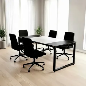 میز جلسه دیزم مدل مونتاژی TLD_asm_180×90_BAW