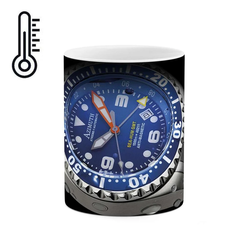 ماگ حرارتی کاکتی مدل ساعت کد  mgh12814