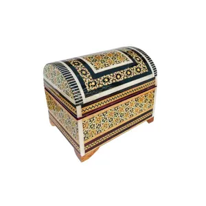 جعبه جواهرات خاتم کاری کد B 301