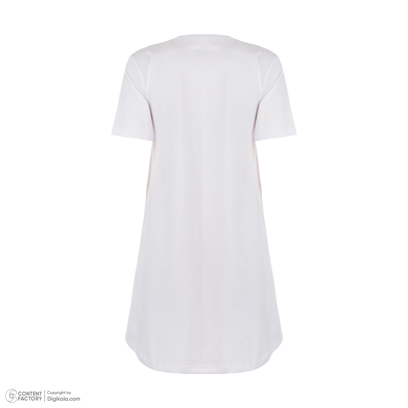 پیراهن زنانه آستین کوتاه ناربن مدل 1521955 رنگ سفید -  - 4