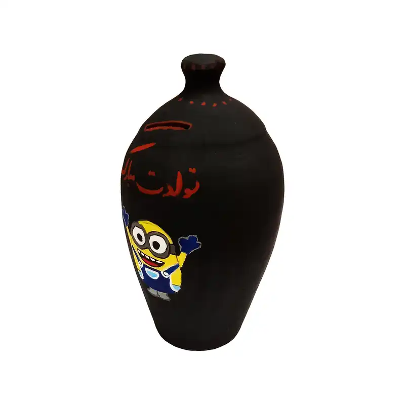 قلک سفالی طرح مینیون مدل MOON - 007