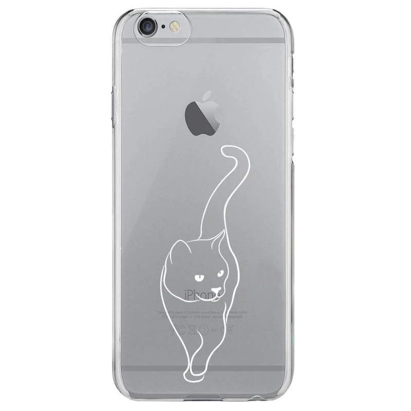 کاور مگافون طرح گربه مدل C60-W مناسب برای گوشی موبایل اپل iPhone 6 / 6s