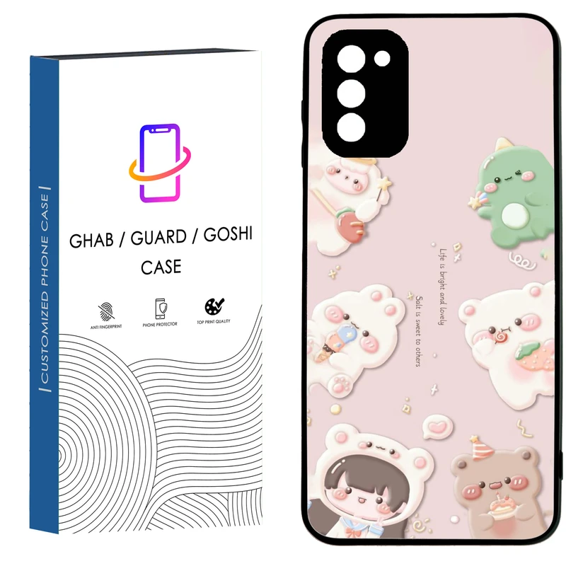 کاور قاب گارد گوشی طرح دخترانه کد 86 - TPU مناسب برای گوشی موبایل سامسونگ Galaxy A03S