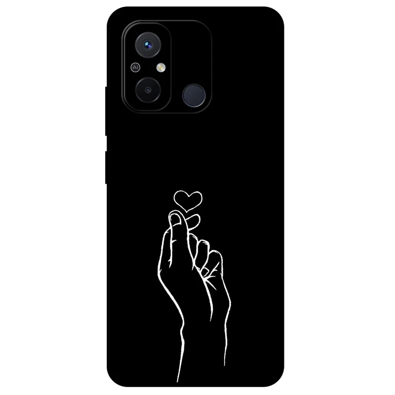 کاور مگافون طرح قلب مدل 7769 مناسب برای گوشی موبایل شیائومی Redmi 12C  