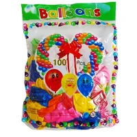 بادکنک مدل 6 کد S-T001 بسته 100 عددی