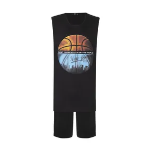 ست تی شرت و شلوارک ورزشی مردانه جامه پوش آرا مدل 4021019321-99