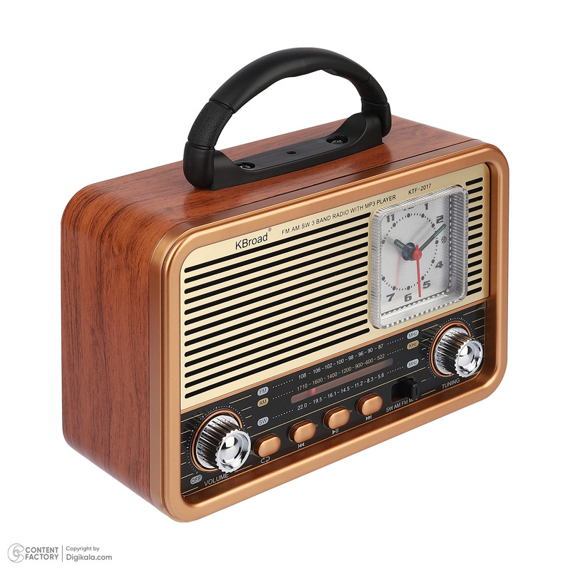 رادیو اسپیکر FM، SW، AM کی برود مدل KTF-2017 دارای Bluetooth