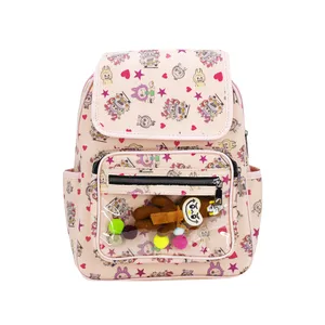 کوله پشتی دخترانه مدل mooch کد 251 به همراه عروسک لبوبو