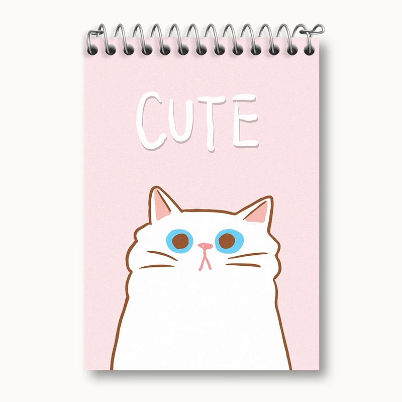 دفتر یادداشت 50 برگ خندالو مدل گربه (Cat) کد N913