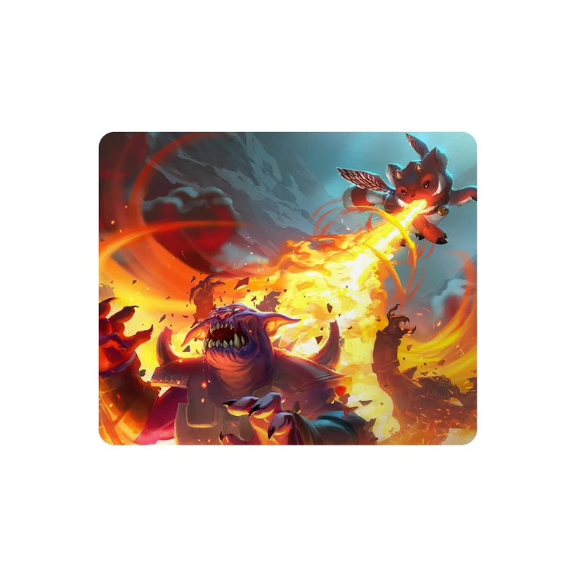 ماوس پد طرح اژدها و آتش کد DDS154