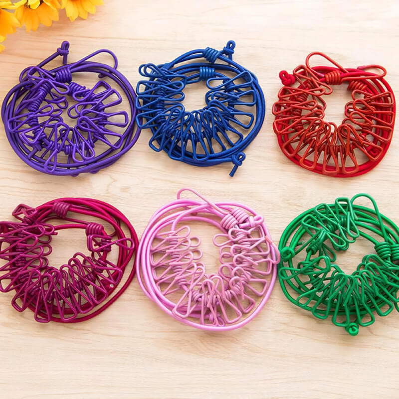 بند رخت مدل گیره دار کشی