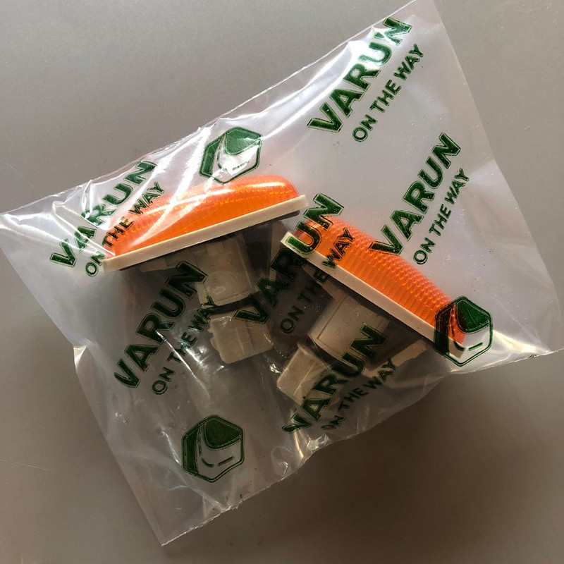 چراغ راهنما گلگیر خودرو وارون مدل B-1-OR مناسب برای پراید بسته 2 عددی