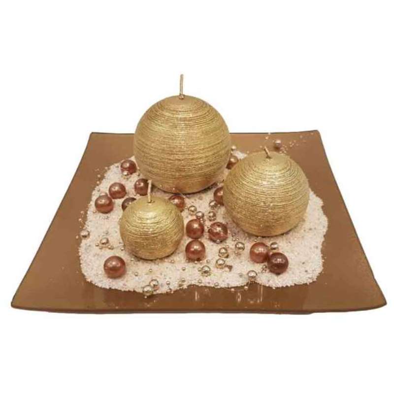 شمع مدل AS 264 مجموعه 3 عددی به همراه استند