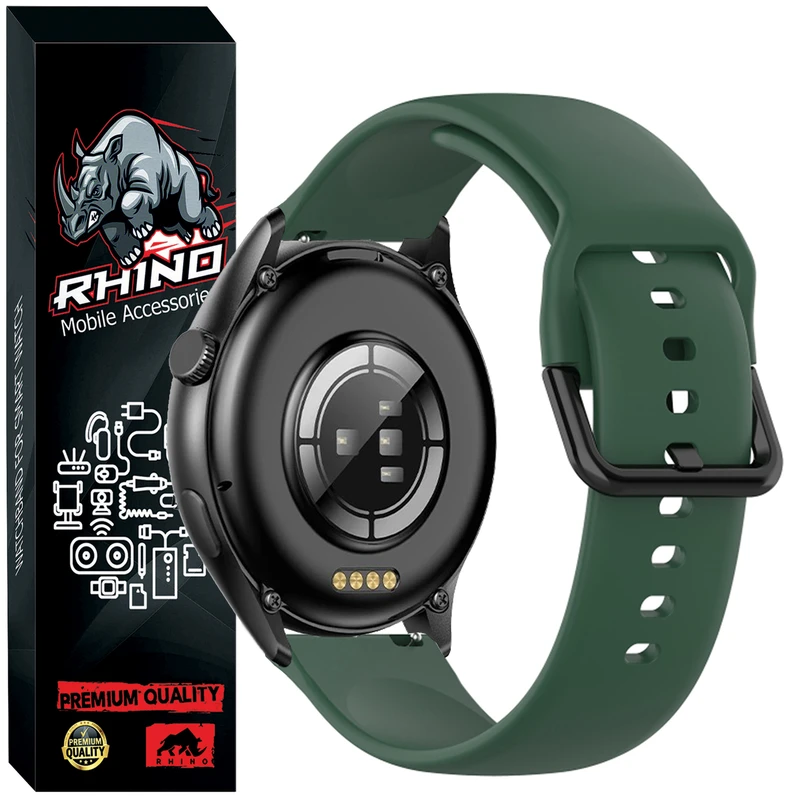 بند راینو مدل Silic-SQ مناسب برای ساعت هوشمند تی سی اچ TCH Z40