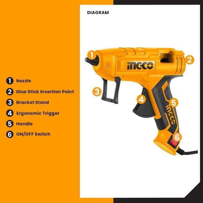 دستگاه چسب حرارتی اینکو مدل GG258