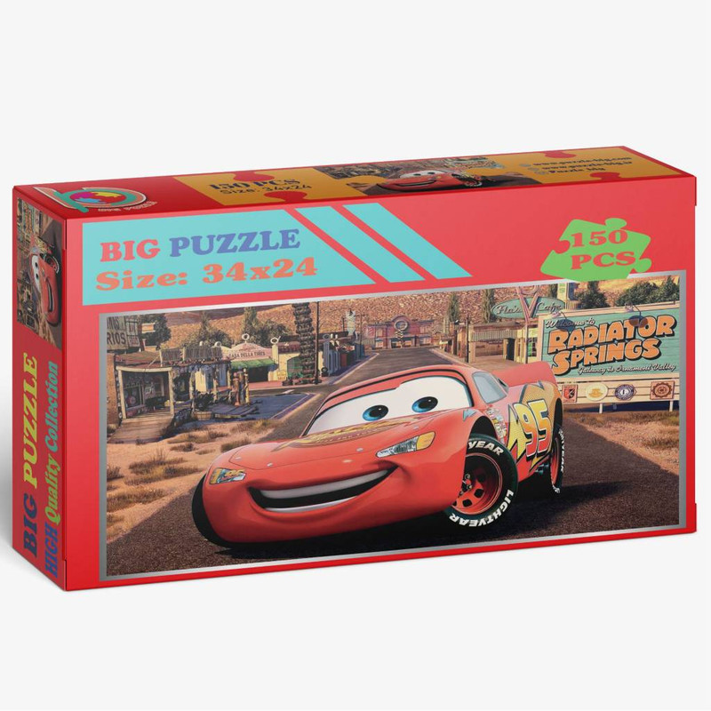 پازل 150 تکه بیگ پازل مدل ماشین ها مناسب برای سه سال به بالا
