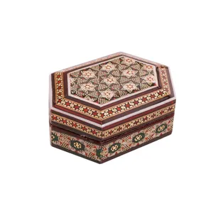 جعبه جواهرات خاتم کاری مدل تارا کد 01