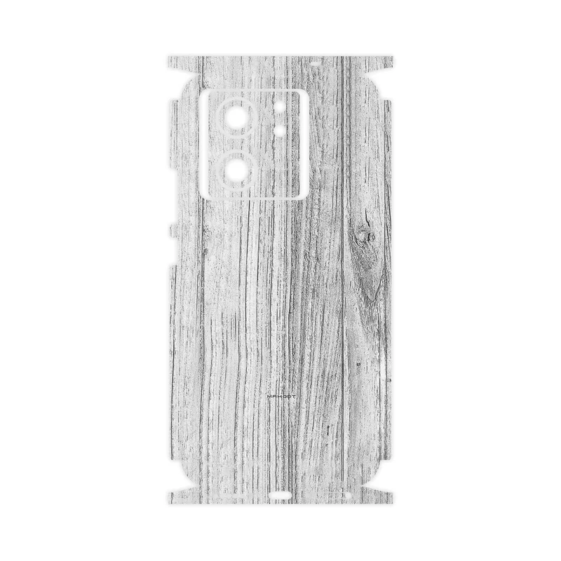 برچسب پوششی ماهوت مدل White_Wood-FullSkin مناسب برای گوشی موبایل شیائومی 13T Pro