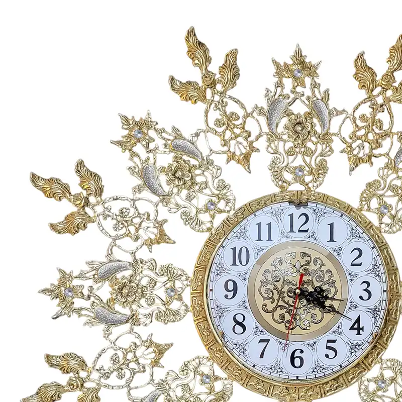 ساعت برنجی مدل خورشید