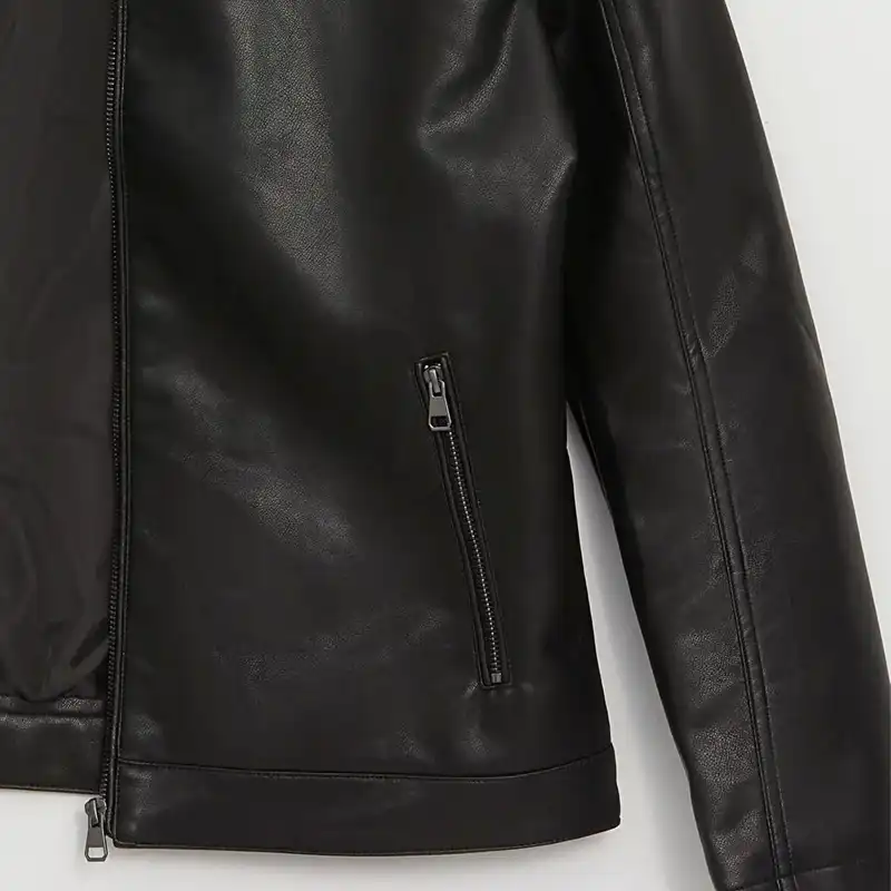 کت چرم مردانه ال سی وایکیکی مدل W30479Z8