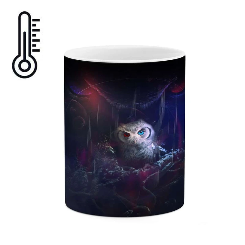 ماگ حرارتی کاکتی مدل جغد کد mgh16281