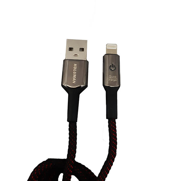 کابل تبدیل USB به لایتنینگ کلومن مدل kd-54 طول 1 متر