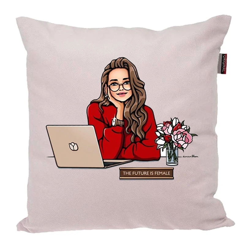 کوسن ناریکو طرح روز کارمند مبارک کد ab084