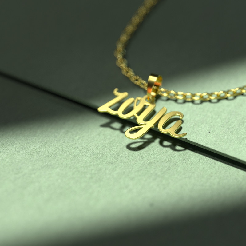 گردنبند طلا 18 عیار زنانه مدوپد مدل zoya گردنبند طلا 18 عیار زنانه مدوپد مدل zoya