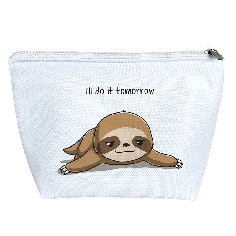 کیف لوازم آرایش دخترانه خندالو مدل تنبل کد H55