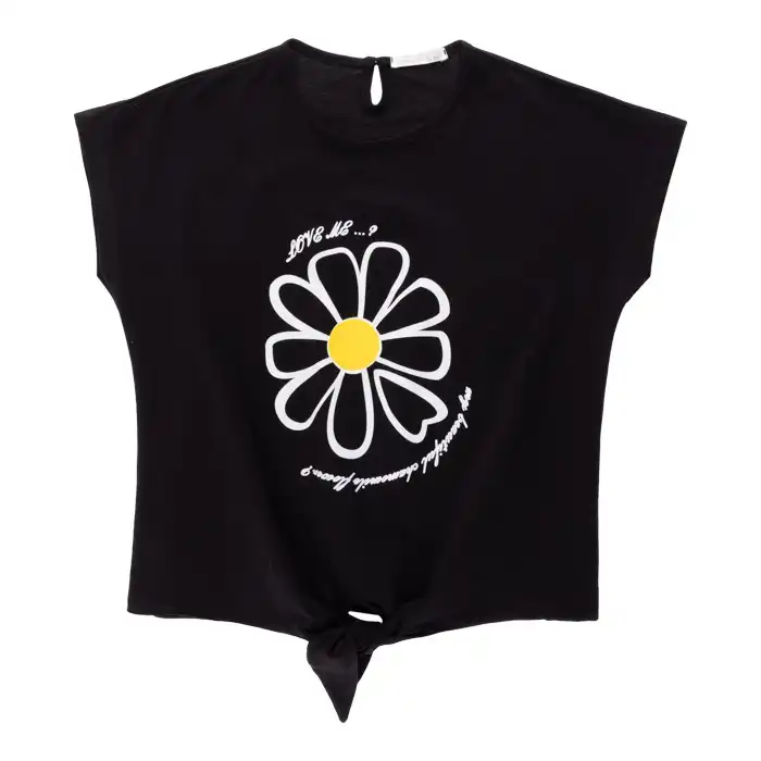 تی شرت آستین کوتاه دخترانه فیورلا مدل پونه 43029