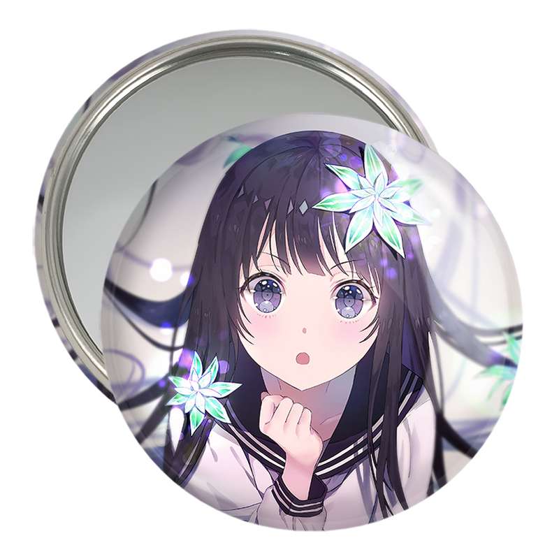 آینه جیبی خندالو مدل چیتاندا انیمه هیوکا Hyouka کد 17049 آینه جیبی خندالو مدل چیتاندا انیمه هیوکا Hyouka کد 17049